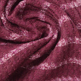 Jacquard Polyester Stretch Waffle Knit Fabric, 230 gsm, 168 cm — Purple — photo 1