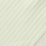 Polyester Stretch Rib Knit Fabric, 176 gsm, 140 cm — White — photo 1
