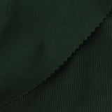 Cotton Polyester Stretch Rib Knit Fabric, 380 gsm, 130 cm — Green, ref EF-275386 — photo 1