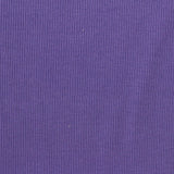 Cotton Polyester Stretch Rib Knit Fabric, 447 gsm, 145 cm — Purple — photo 1