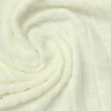 Brushed Viscose Polyester Stretch Rib Knit Fabric, 230 gsm, 160 cm — Yellow — photo 1