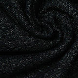 Black Marl French Terry, Cotton-Poly, 270 gsm — photo 1