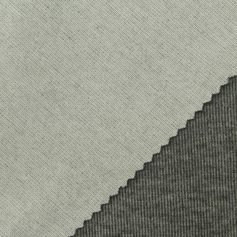 Olive Heather Jersey Knit, Poly-Viscose