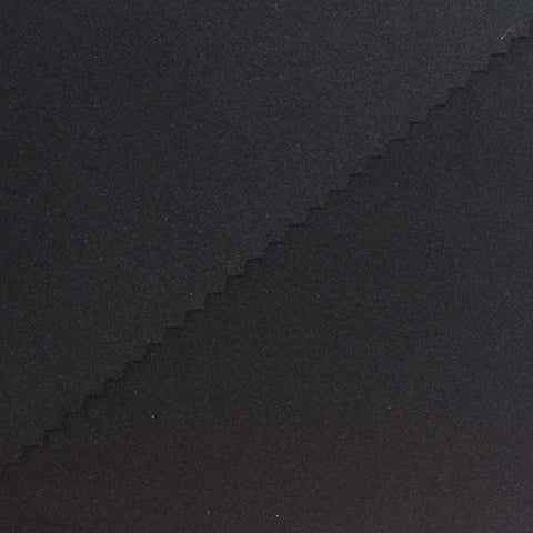 Nylon Stretch Interlock Knit Fabric, 240 gsm, 150 cm — Black, ref EF-266382