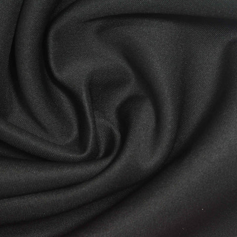 Polyester Cotton Stretch Scuba Knit Fabric, 210 gsm, 160 cm — Grey