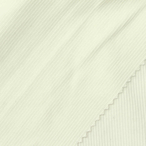 Cotton Stretch Rib Knit Fabric, 225 gsm, 140 cm — Beige