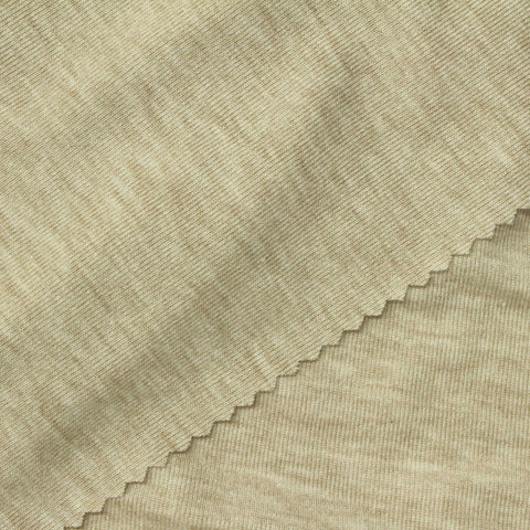 Light Tan Heather Rib Knit
