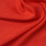 Slub Viscose Polyester Woven Fabric, 90 gsm, 148 cm — Red — photo 1