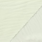 Polyester Stretch Linen-Look Fabric, 230 gsm, 165 cm — White — photo 1