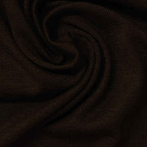 Viscose Stretch Jersey Knit Fabric, 180 gsm, 190 cm — Brown