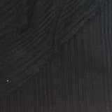Viscose Polyester Blend Rib Knit Fabric, 220 gsm, 170 cm — Black — photo 1