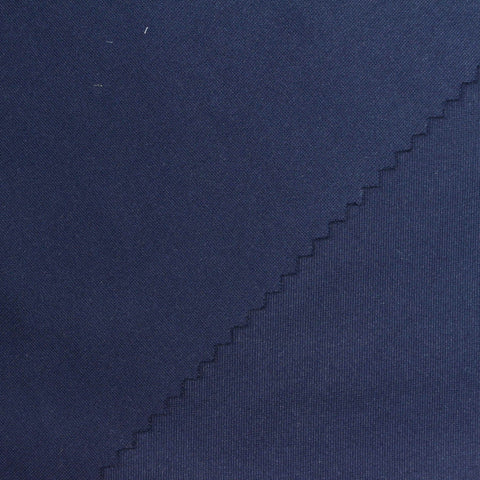 Polyester Stretch Scuba Knit Fabric, 300 gsm, 160 cm — Navy, ref EF-270123