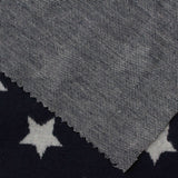 White Stars Interlock Knit, Polyester — photo 1