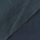 Brushed Modal Polyester Stretch French Terry Fabric, 300 gsm, 168 cm — Navy — photo 1