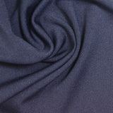 Polyester Stretch Sateen Fabric, 190 gsm, 160 cm — Navy — photo 1