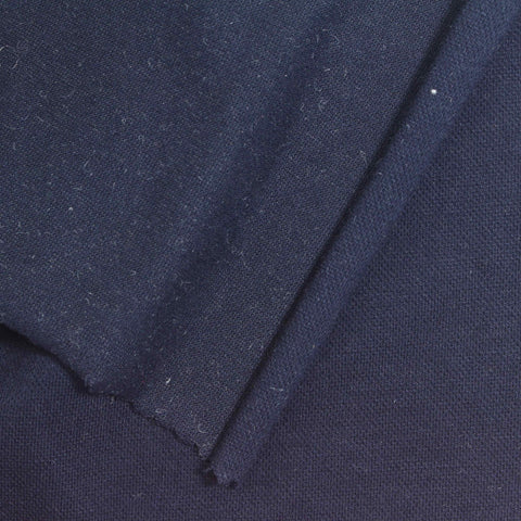 Cotton Modal Stretch Piqué Knit Fabric, 200 gsm — Navy