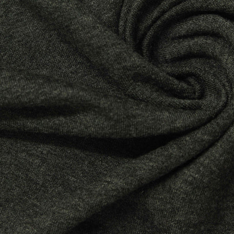Dark Grey Marl French Terry, Viscose, 280 gsm