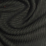 Dark Grey Marl Rib Knit, Viscose-Poly, 240 gsm — photo 1