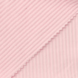 Brushed Polyester Stretch Rib Knit Fabric, 265 gsm, 145 cm — Pink — photo 1