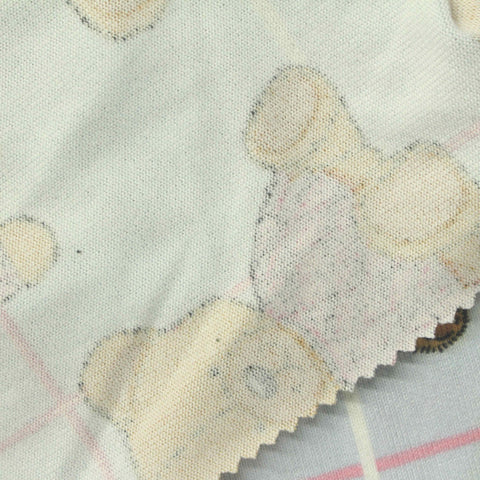 Pink Bears Chunky Knit, Polyester