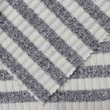 White Stripe Rib Knit — photo 1