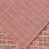 Pink Horizontal-Stripe Bouclé, Poly-Cotton, 260 gsm — photo 1