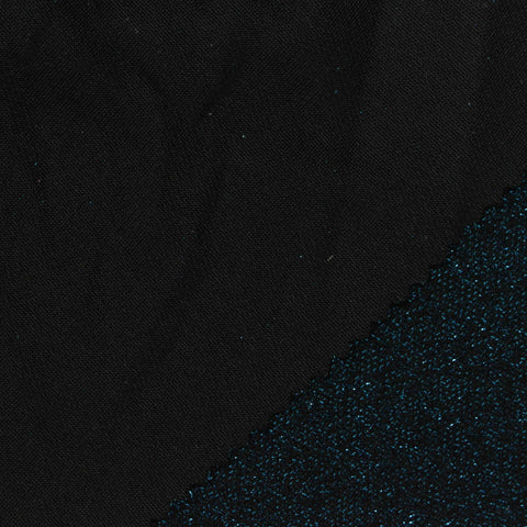 Dark Blue Marl French Terry, 180 gsm