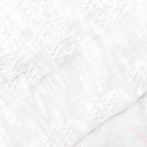 White Tone-on-Tone Chunky Knit, Viscose