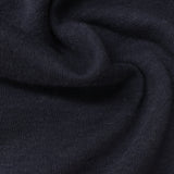 Brushed Cotton Polyester French Terry Fabric, 226 gsm, 170 cm — Navy — photo 1