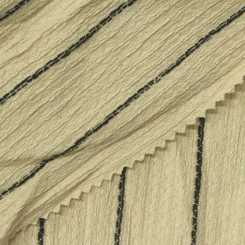 Polyester Stretch Crepe Fabric, 160 gsm, 160 cm — Beige