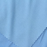 Polyester Stretch Waffle Knit Fabric, 260 gsm, 170 cm — Blue — photo 1