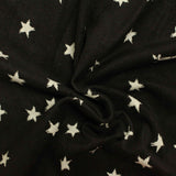 White Stars Faux Suede, Polyester — photo 1