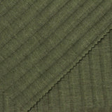 Polyester Viscose Stretch Rib Knit Fabric, 190 gsm, 145 cm — Green — photo 1