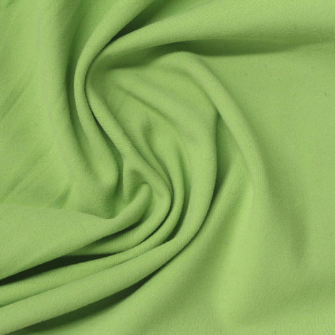 Polyester Stretch Sateen Fabric, 250 gsm, 156 cm — Green