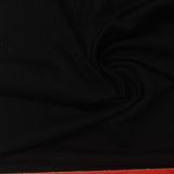 Polyester Stretch Chunky Knit Fabric, 220 gsm, 160 cm — Black, ref EF-240334 — photo 1