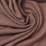 Slub Polyester Viscose Rib Knit Fabric, 170 gsm — Red — photo 1