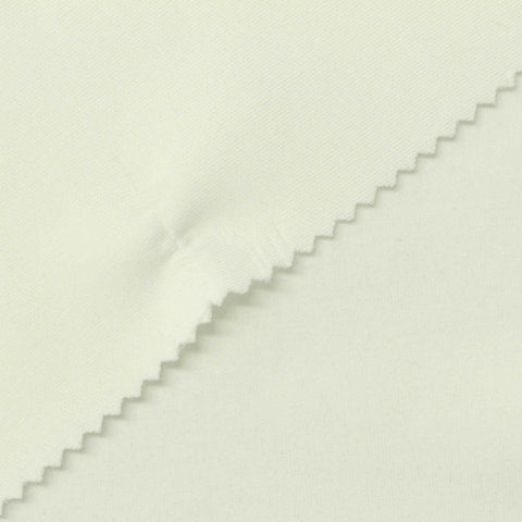 Polyester Viscose Stretch Scuba Knit Fabric, 300 gsm, 170 cm — Beige