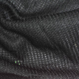 100% Polyester Rib Knit Fabric, 258 gsm, 165 cm — Black — photo 1