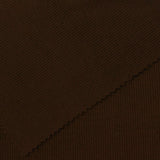 Polyester Stretch Rib Knit Fabric, 286 gsm — Brown — photo 1