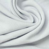 Polyester Stretch Linen-Look Fabric, 280 gsm — White — photo 1