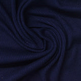 Viscose Stretch Rib Knit Fabric, 270 gsm, 120 cm — Navy, ref EF-249182 — photo 1