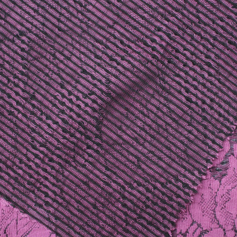 Pink Floral Jacquard, Cotton-Poly, 170 gsm