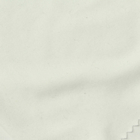 Brushed Polyester Stretch Milk Silk Knit Fabric, 190 gsm, 168 cm — White