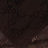 Dark Brown Floral Knit — photo 1