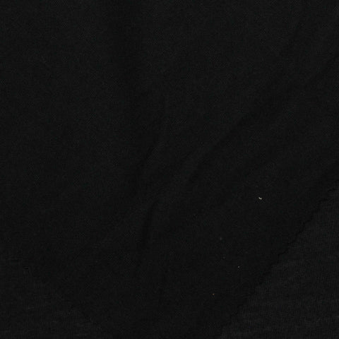 100% Polyester Jersey Knit Fabric, 140 gsm, 193 cm — Black