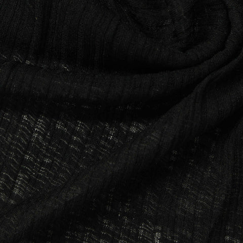 Dark Grey Marl Knit, Polyester, 140 gsm