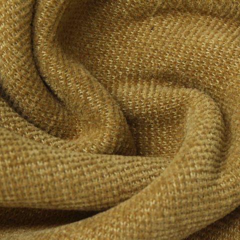 100% Polyester Chenille Fabric, 400 gsm, 170 cm — Khaki