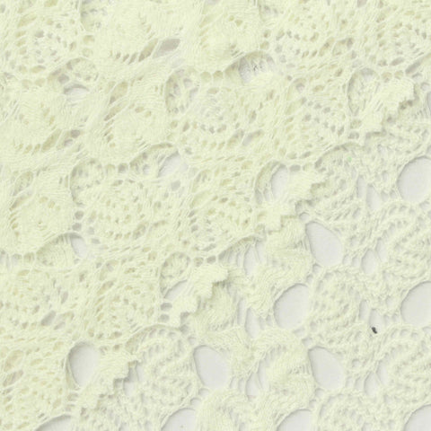 Off-White Openwork Jacquard, Poly-Cotton, 180 gsm