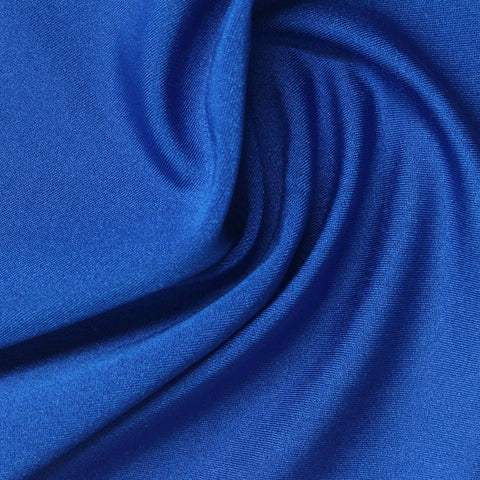 Polyester Stretch Warp Knit Fabric, 220 gsm, 150 cm — Blue, ref EF-261795