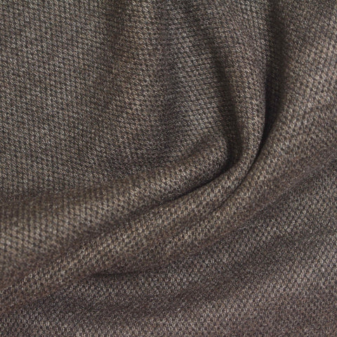Brown Marl Piqué Knit, Polyester